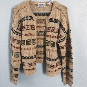 Vintage Patterned Cardigan